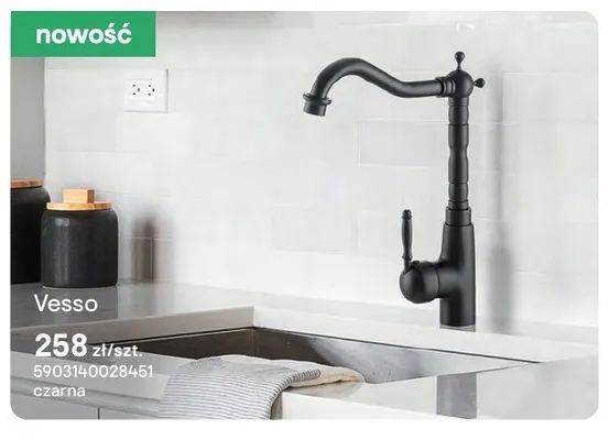 Vesso czarna promocja w Castorama