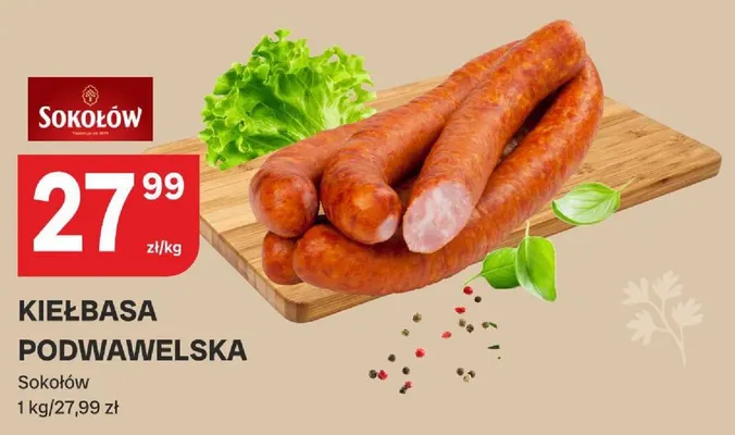 Kiełbasa podwawelska Sokołów promocja w Chorten