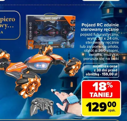 Pojazd RC zdalnie sterowany ręcznie promocja w Carrefour Market
