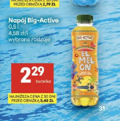 Napój Big-Active promocja w Delikatesy Centrum
