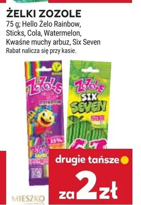 Żelki Zozole promocja w Stokrotka