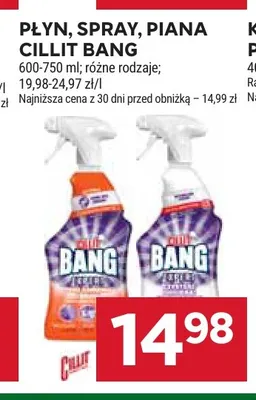 Płyn, spray, piana Cillit Bang promocja w Stokrotka