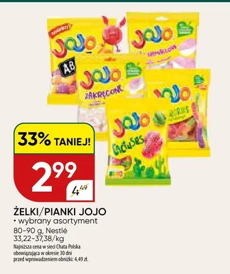 Żelki/pianki Jojo promocja w Chata Polska