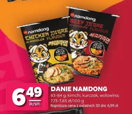 Danie Namdong wołowina promocja w Stokrotka