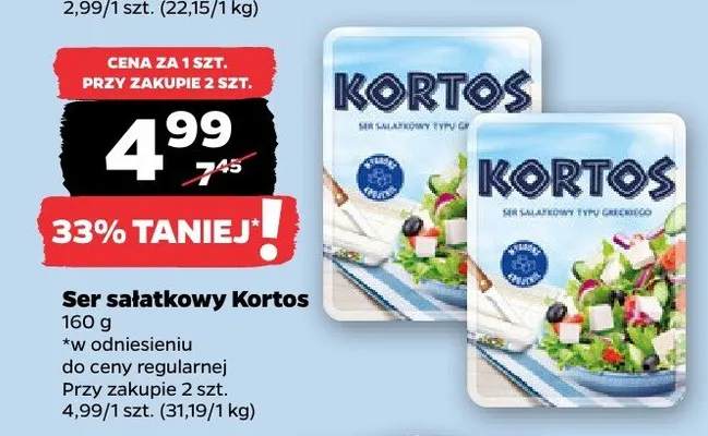 Ser sałatkowy promocja w Netto