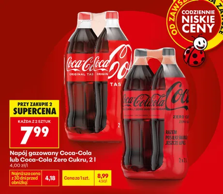 Cola promocja w Biedronka
