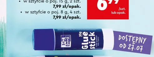 Klej w sztyfcie Oxford promocja w Biedronka