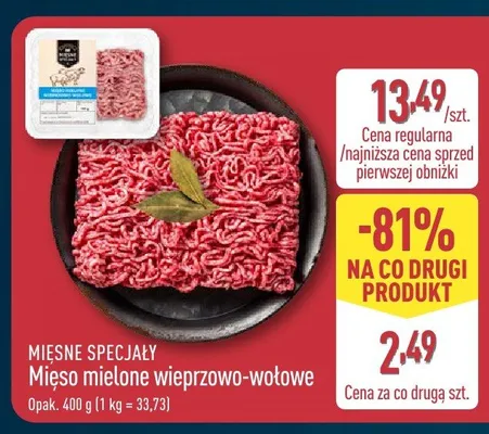Mięso mielone wieprzowo-wołowe Mięsne Specjały promocja w Aldi