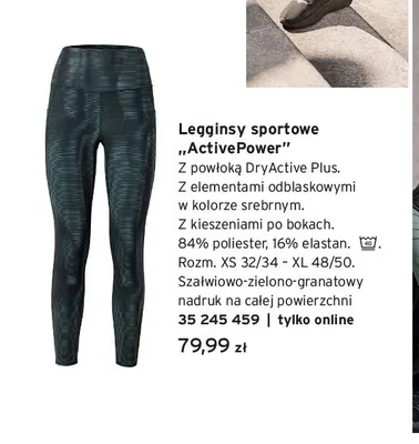 Legginsy sportowe ActivePower promocja w Tchibo