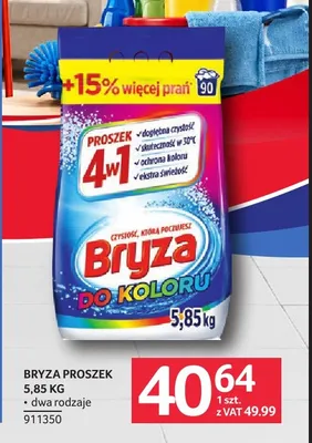 Proszek do prania Bryza promocja w Selgros