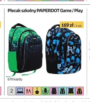 Plecak szkolny PAPERDOT Play promocja w Empik