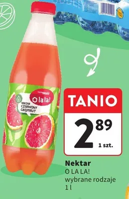 Nektar Olala! wybrane rodzaje 1l promocja w Intermarche