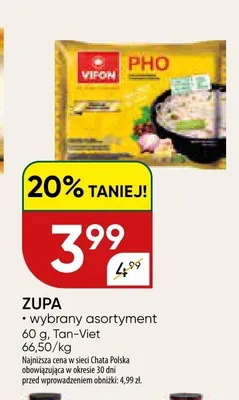 Zupa Vifon Pho promocja w Chata Polska