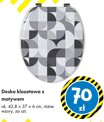 Deska klozetowa z motywem promocja w Tedi