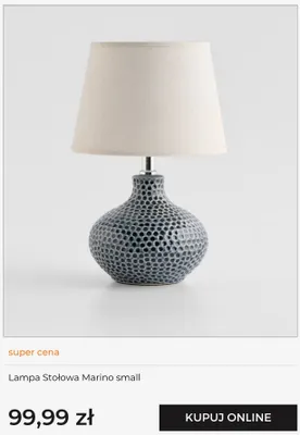 Lampa stołowa home&you Marino small promocja w home&you