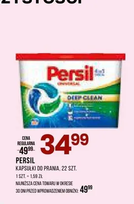 Kapsułki do prania Persil promocja w Drogerie Natura