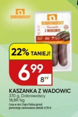 Kaszanka z wadowic promocja w Chata Polska