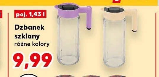 Dzbanek szklany poj. 1,43l promocja w Kaufland