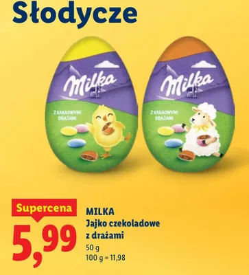 Jajko czekoladowe promocja w Lidl