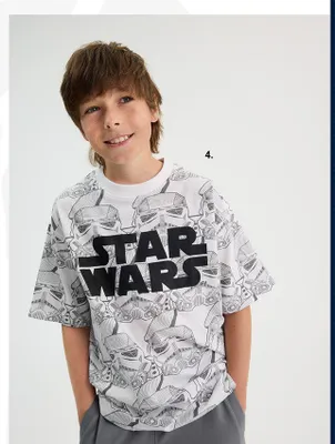 Koszulka z krótkim rękawem Star Wars 134-170cm promocja w Smyk