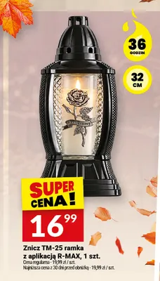 Znicz TM-25 ramka z aplikacją R-MAX promocja w Twój Market