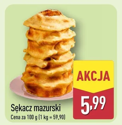 Sękacz mazurski promocja w Aldi