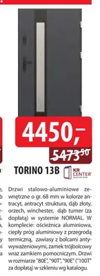 Drzwi zewnętrzne KR Center Torino 13B promocja w Dobre Dla Domu