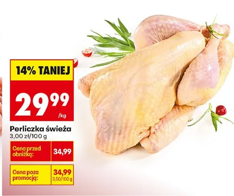 Perliczka świeża promocja w Biedronka