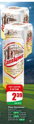 Piwo Zamkowe Jasne Pełne promocja w Dino