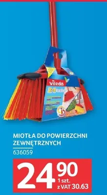 Miotła do powierzchni zewnętrznych Vileda promocja w Selgros