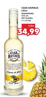 Likier ananasowy 0,5 l promocja w Kaufland