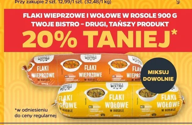 Flaki wieprzowe w rosole Twoje Bistro promocja w Netto