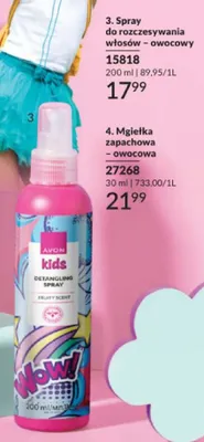 Spray do rozczesywania włosów owocowy Avon Kids promocja w AVON