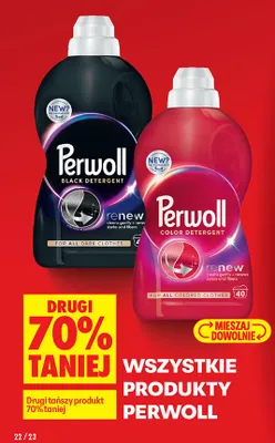 Wszystkie produkty Perwoll DRUGI -70% promocja w Biedronka