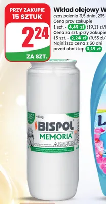 Wkład olejowy WO4 Bispol Memoria promocja w Dino