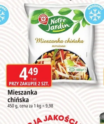 Mieszanka chińska Notre Jardin promocja w Leclerc