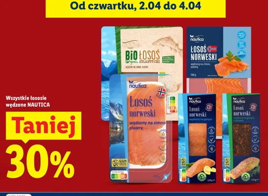 Łosoś wędzony promocja w Lidl