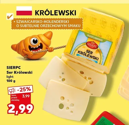 Ser Królewski light promocja w Kaufland