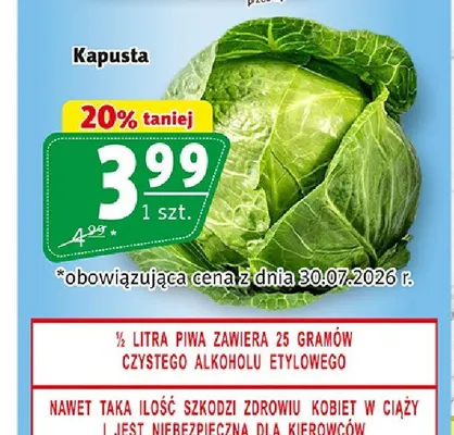Kapusta promocja w Prim Market