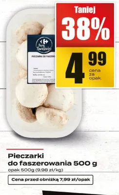 Pieczarki do faszerowania promocja w Supeco