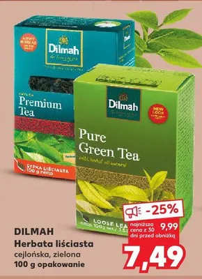 Herbata liściasta zielona promocja w Kaufland