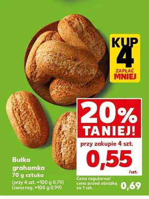 Bułka grahamka promocja w Kaufland