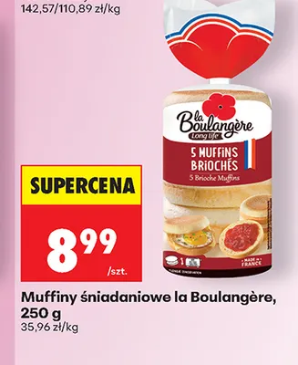 Muffiny śniadaniowe La Boulangère promocja w Biedronka