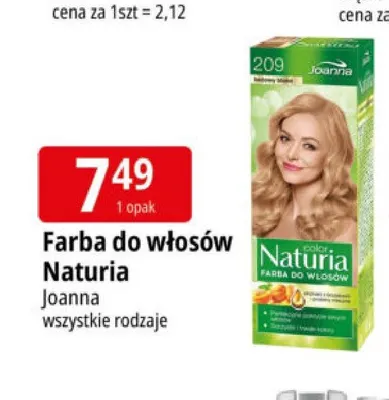 Farba do włosów Joanna Naturia promocja w Leclerc