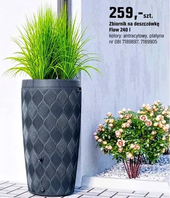 Zbiornik na deszcz Flow 240l promocja w OBI