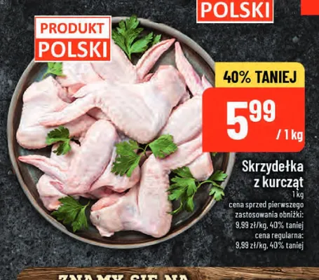 Skrzydełka z kurcząt promocja w POLOmarket