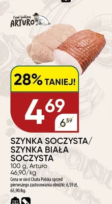 Szynka soczysta Arturo promocja w Chata Polska