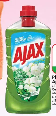 Płyn uniwersalny Ajax konwalie promocja w Dino