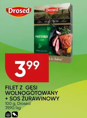Filet z gęsi wolnogotowany + sos żurawinowy promocja w Chata Polska