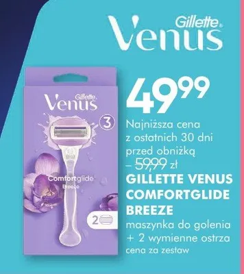 Maszynka do golenia Comfortglide Breeze + 2 wymienne ostrza promocja w Super-Pharm